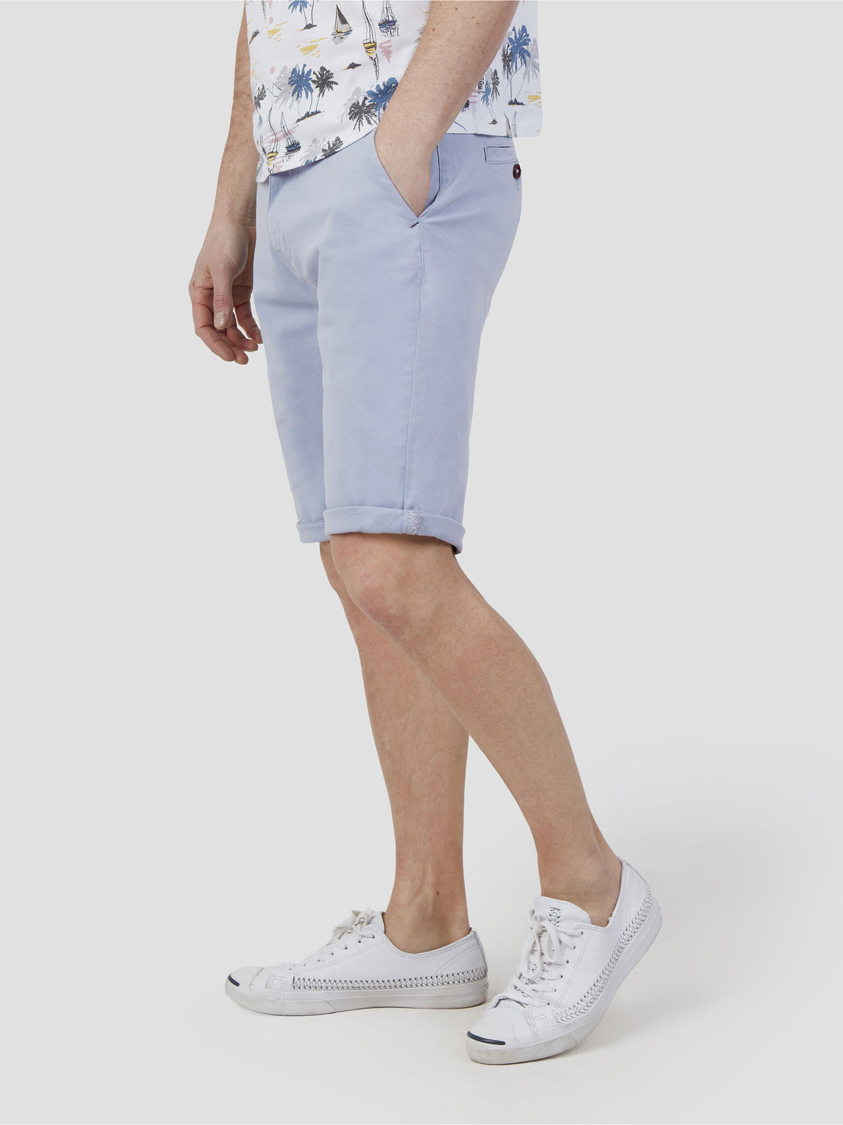 Mid Stretch Weymouth Sky Chino Shorts