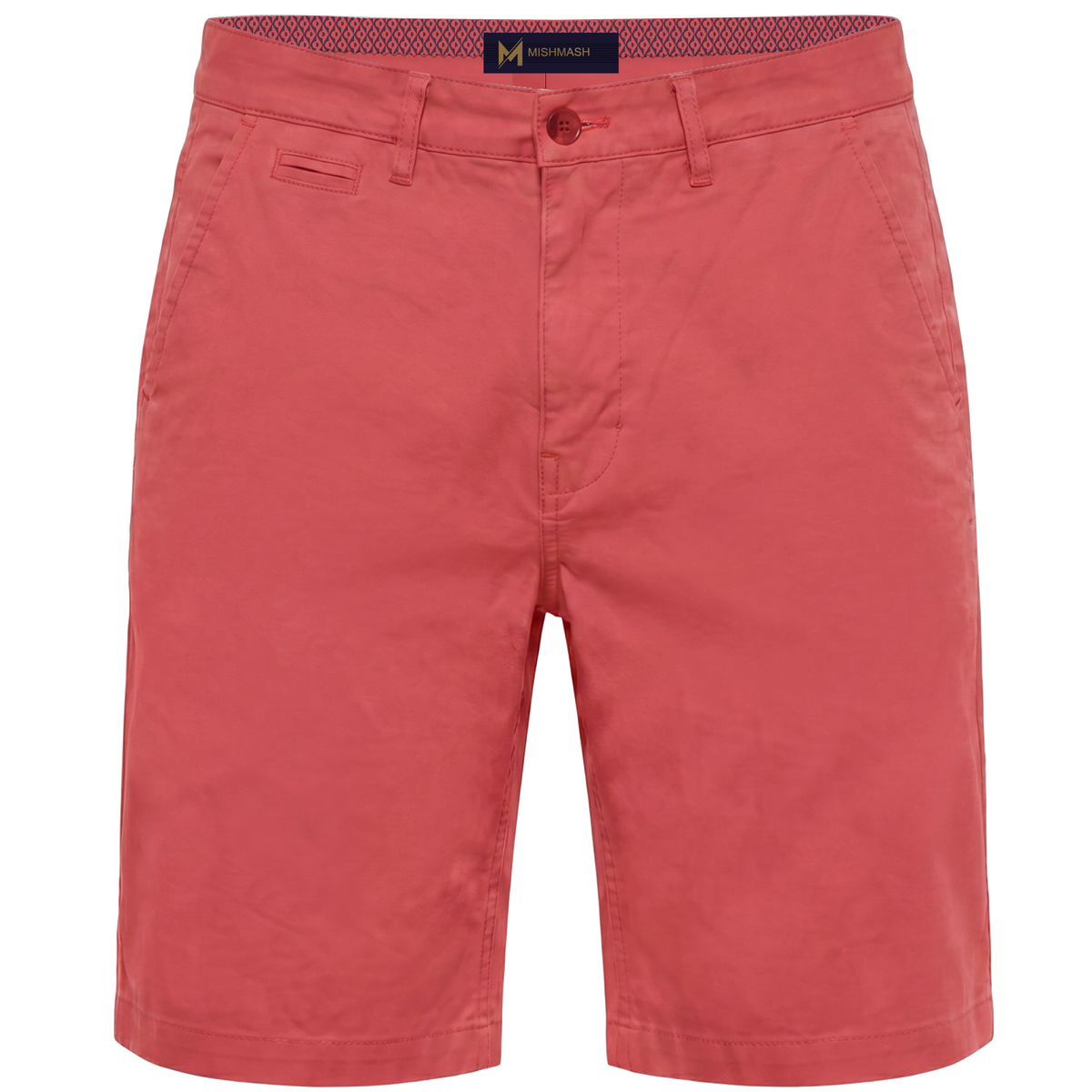 Mid Stretch Weymouth Washed Red Chino Shorts