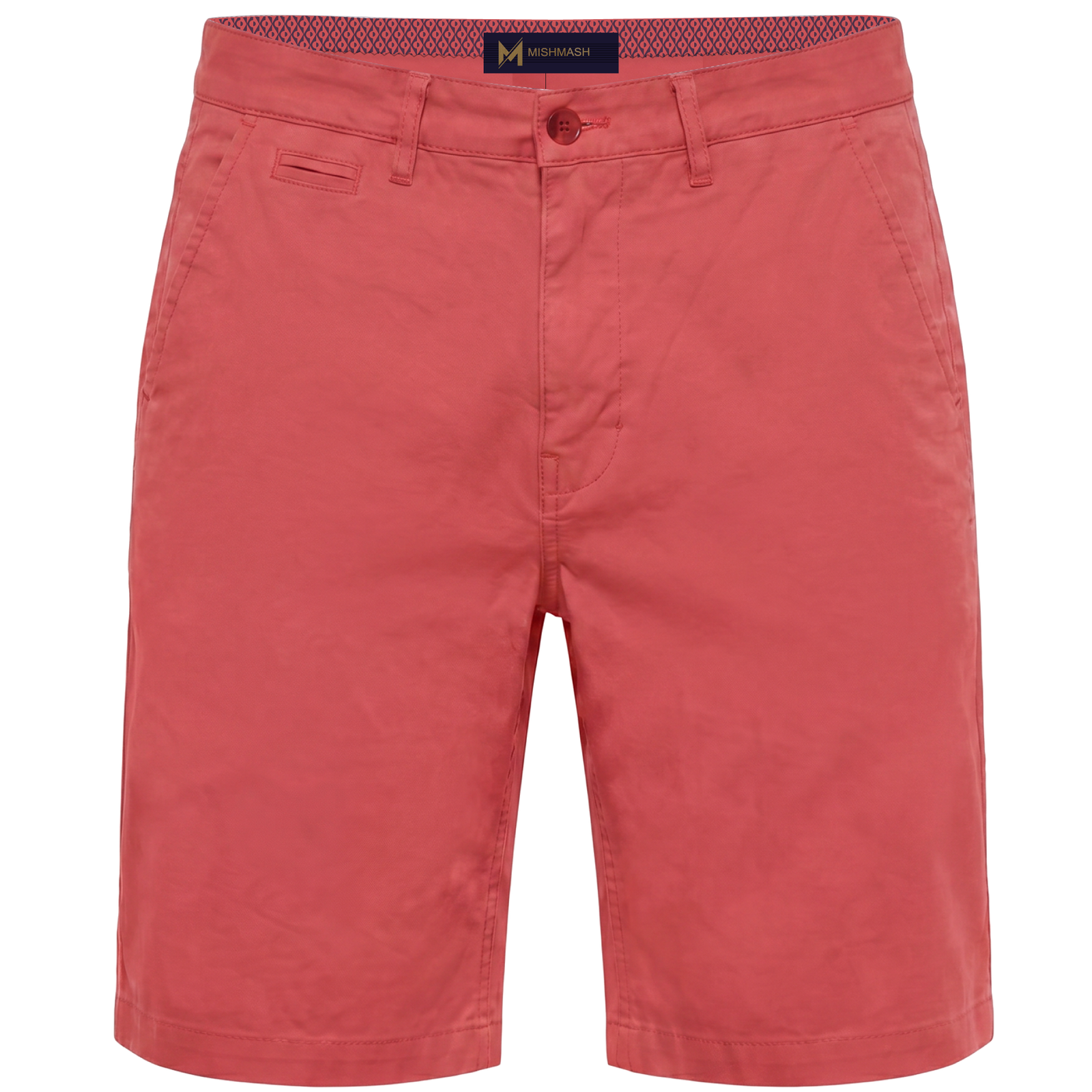 Mid Stretch Weymouth Washed Red Chino Shorts