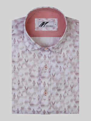 Anzio Pink & White S/S Shirt