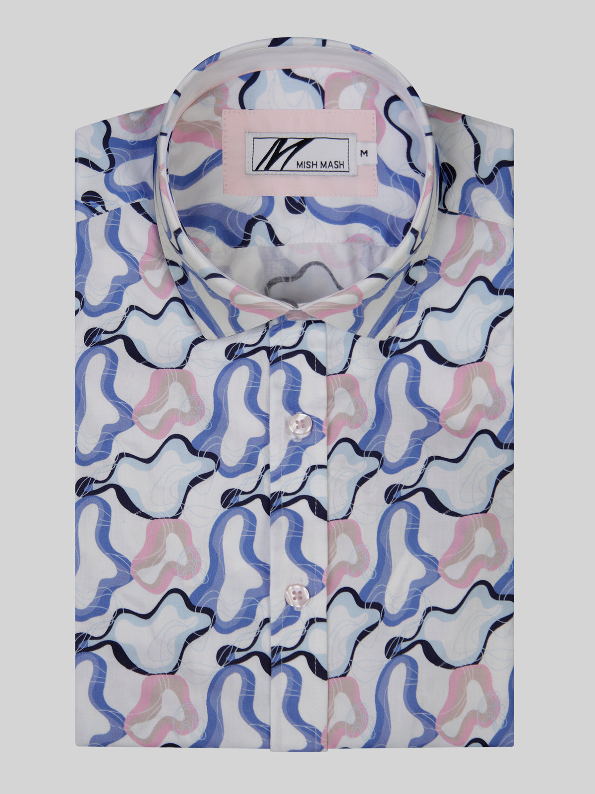 Marine White & Blue S/S Shirt
