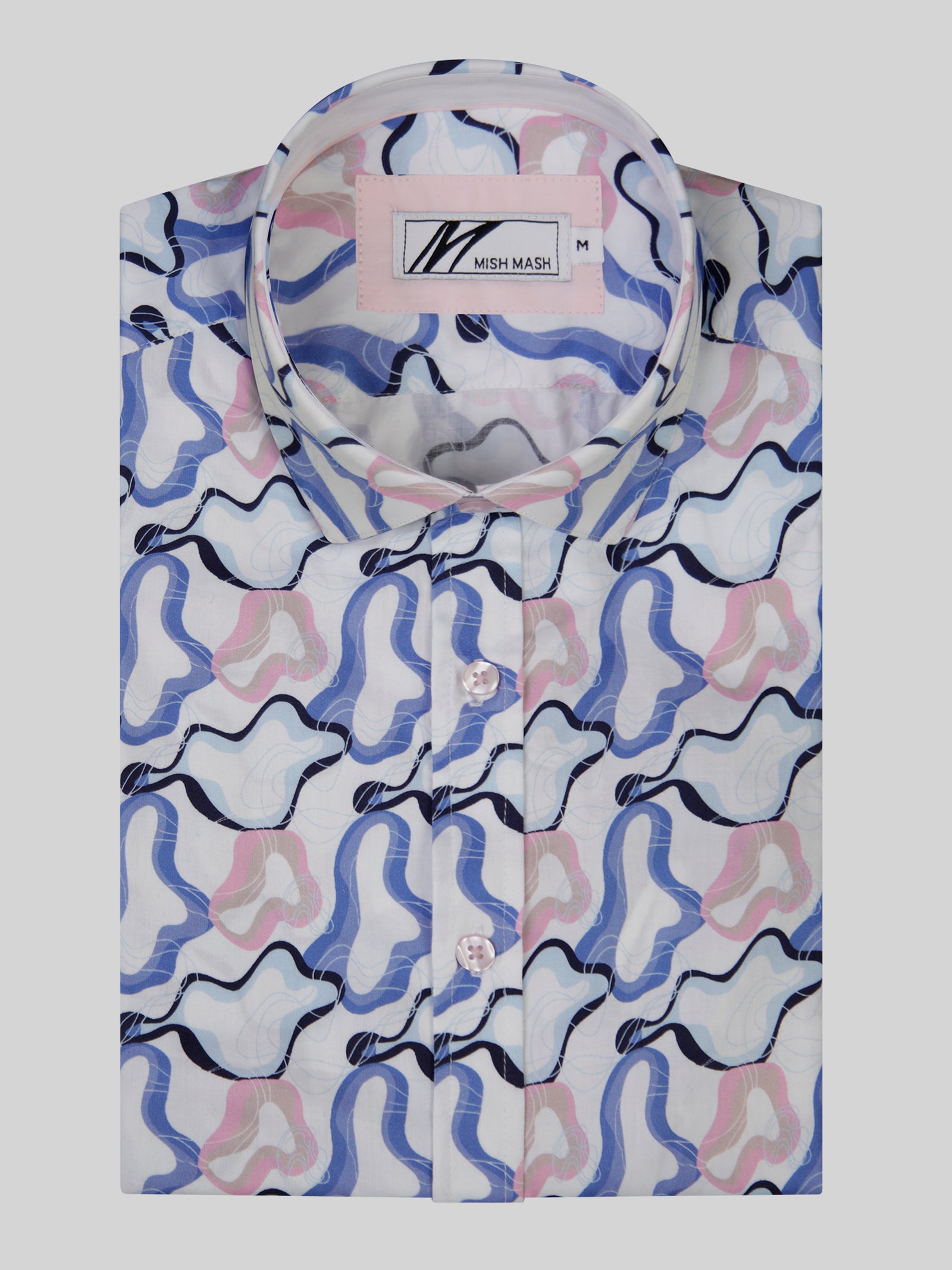 Marine White & Blue S/S Shirt