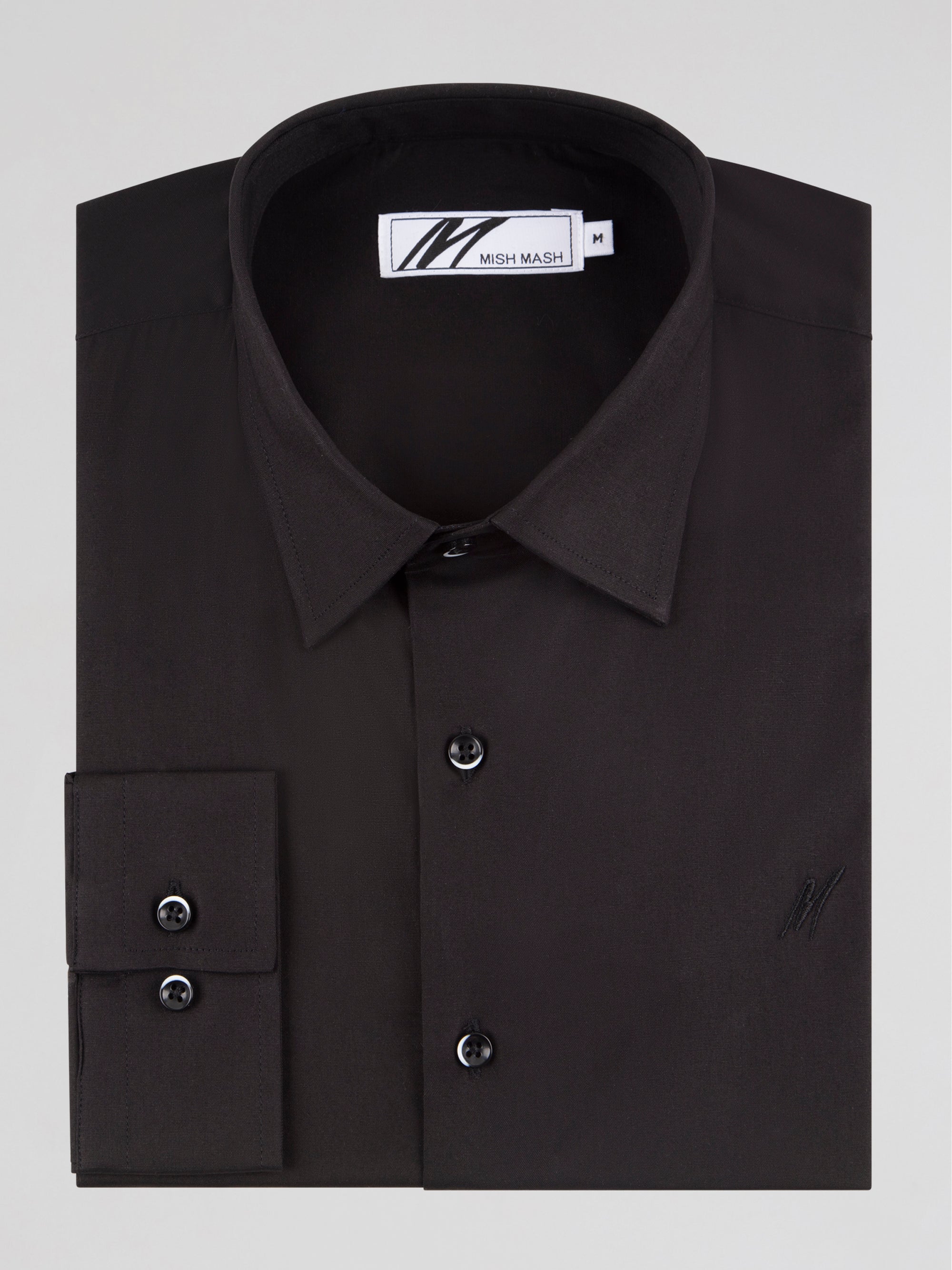 Ace Black Long Sleeve Shirt