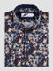 Regular Fit Baldwin Navy Printed Long Sleeve Shirt