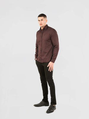 disco-burgundy-printed-mens-smart-long-sleeve-shirt-mish-mash