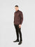 Regular Fit Disco Burgundy Printed Long Sleeve Shirt