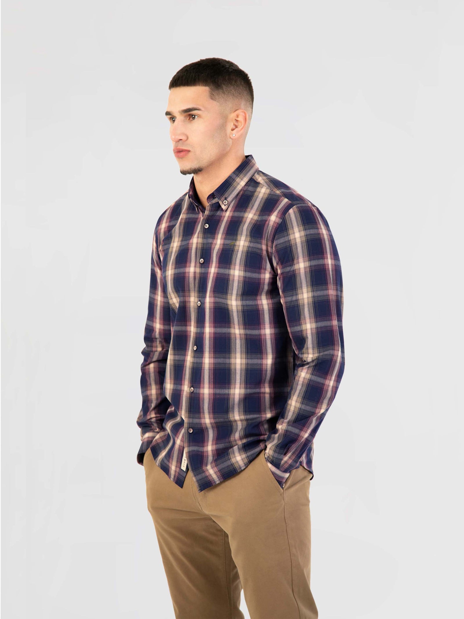 eliminator-navy-khaki-check-mens-cotton-long-sleeve-shirt-mish-mash