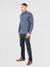 Regular Fit Thunder Navy Printed Long Sleeve Shirt