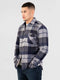 verglas-navy-khaki-check-brushed-mens-quilted-long-sleeve-over-shirt-mish-mash