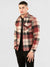 Regular Fit Verglas Black/Red Quilted Check Long Sleeve Shirt