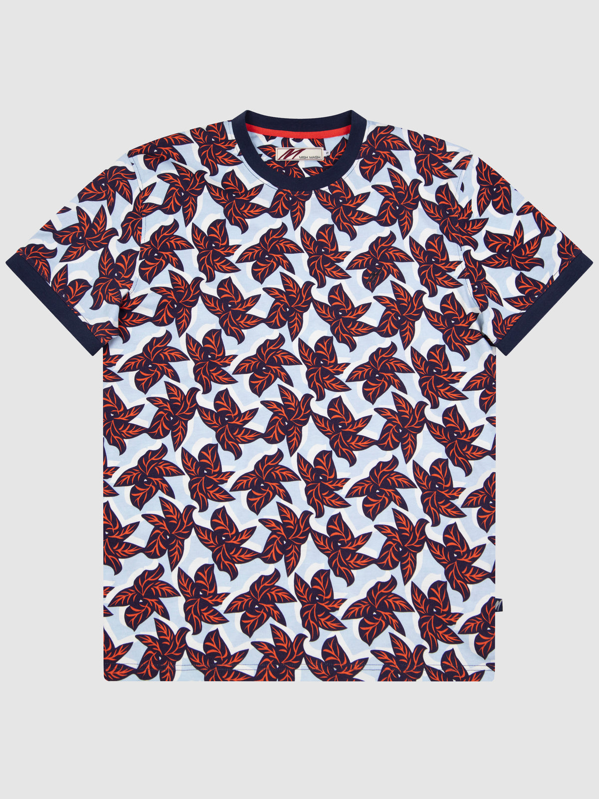 Tropical Navy & Sky T Shirt