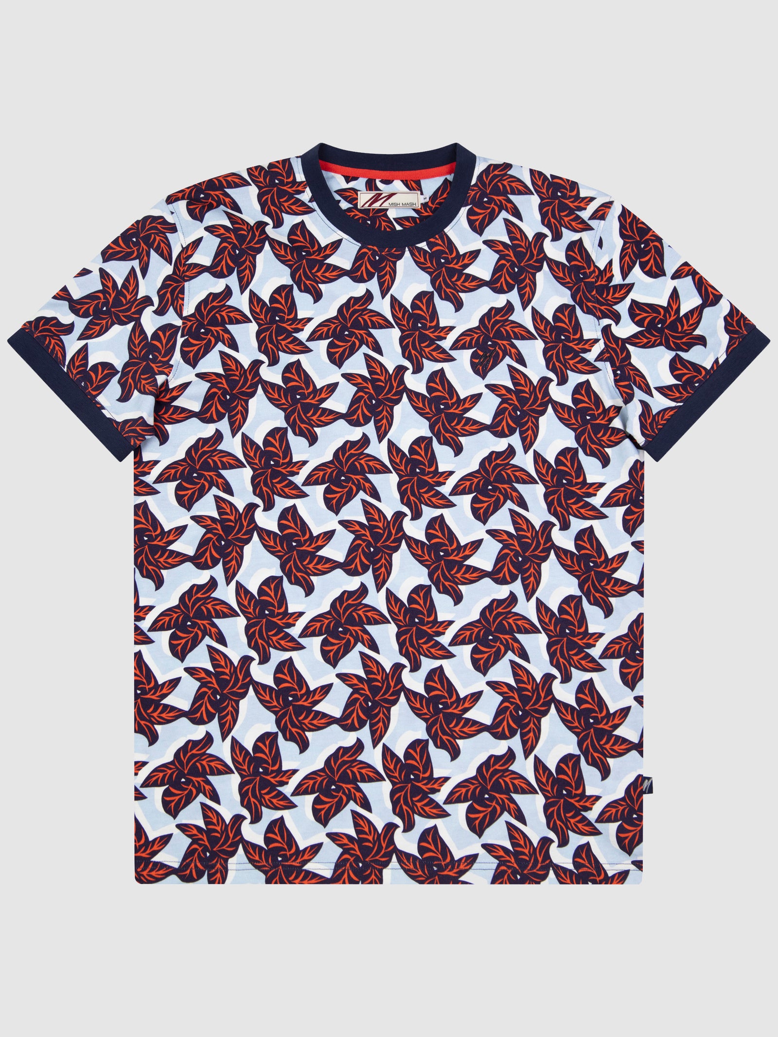 Tropical Navy & Sky T Shirt