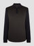 Regular Fit Chiro Black Long Sleeve Polo