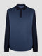 Regular Fit Chiro Navy Long Sleeve Polo