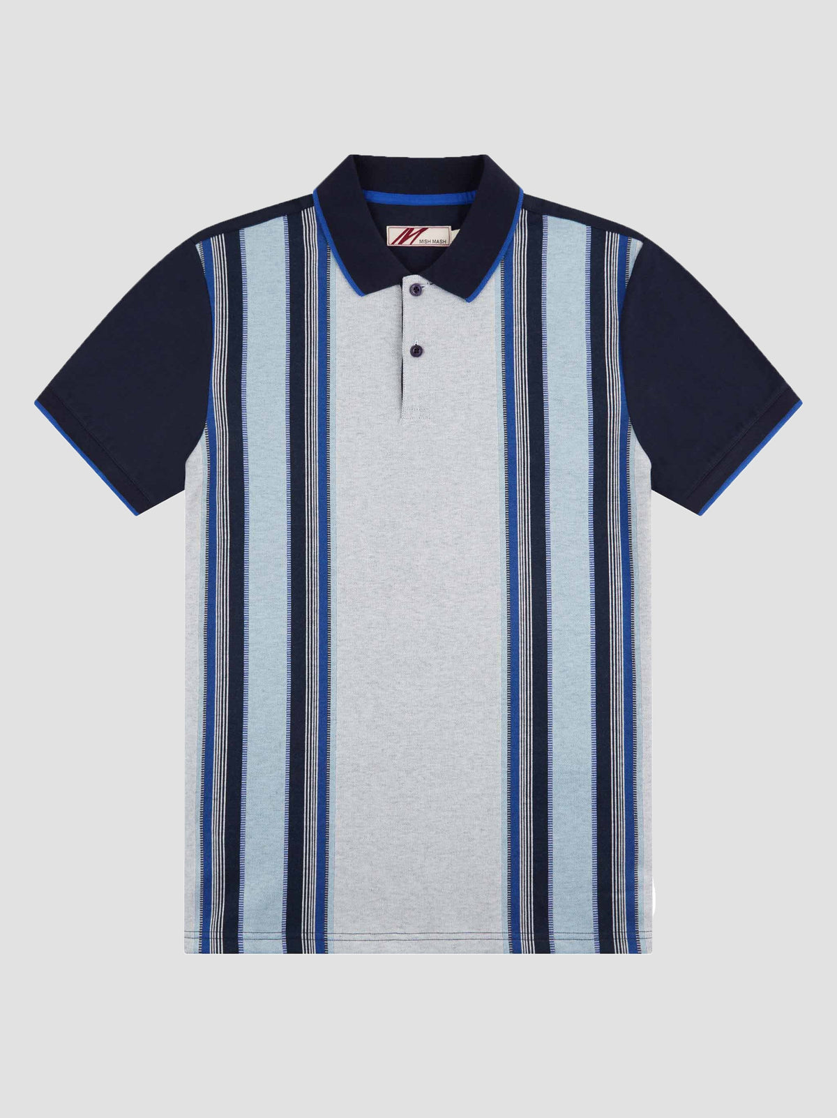 badger-navy-striped-jacquard-mens-jersey-short-sleeve-polo-shirt-mish-mash
