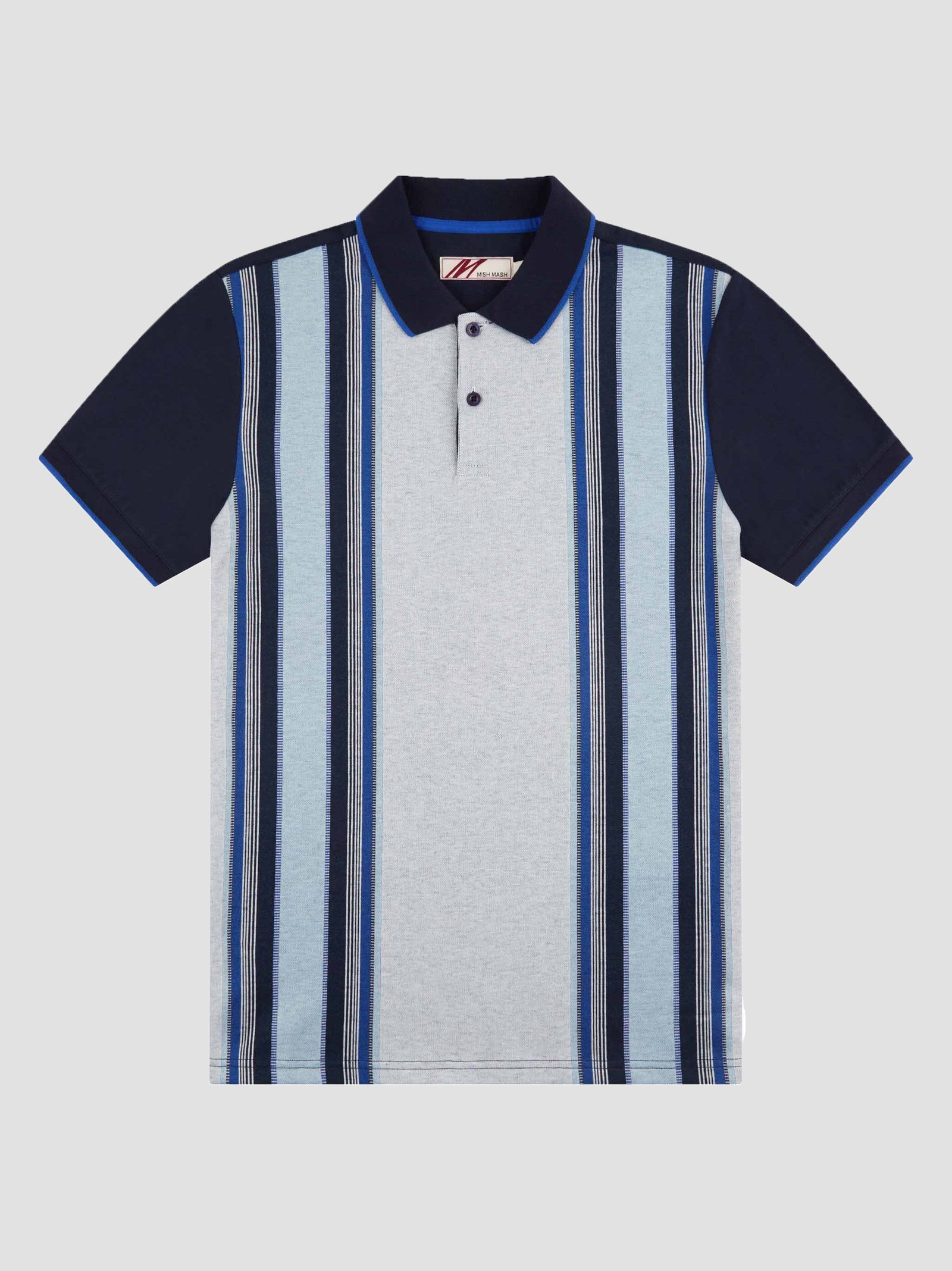 badger-navy-striped-jacquard-mens-jersey-short-sleeve-polo-shirt-mish-mash