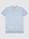 Frisbee Sky Blue Knit Polo