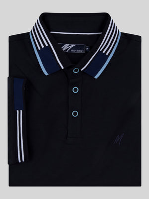 Regular Fit Oslo Navy Jersey Polo