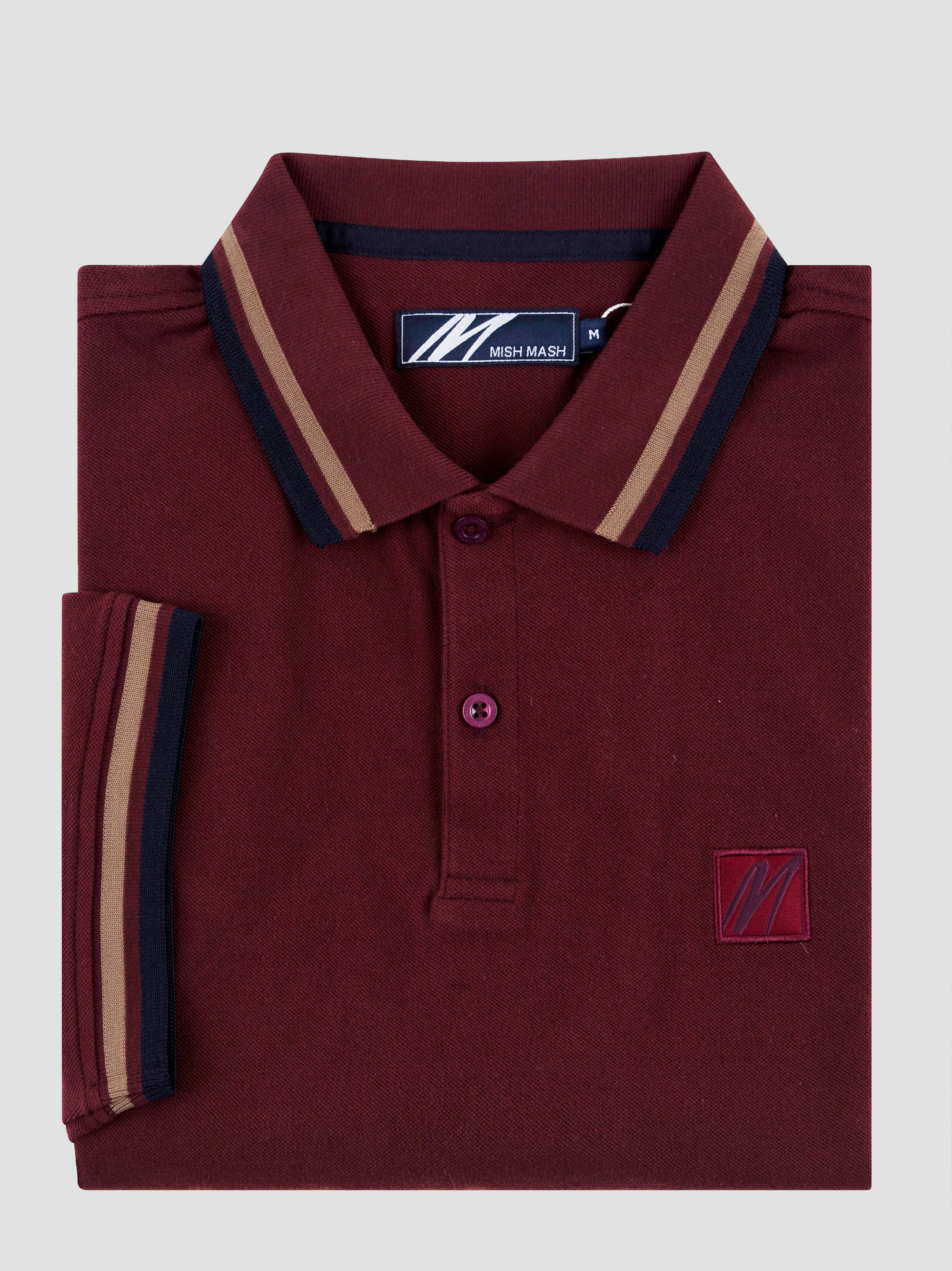 Regular Fit Raptor Plum Pique Polo