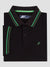 Regular Fit Stockholm Black/Green Polo