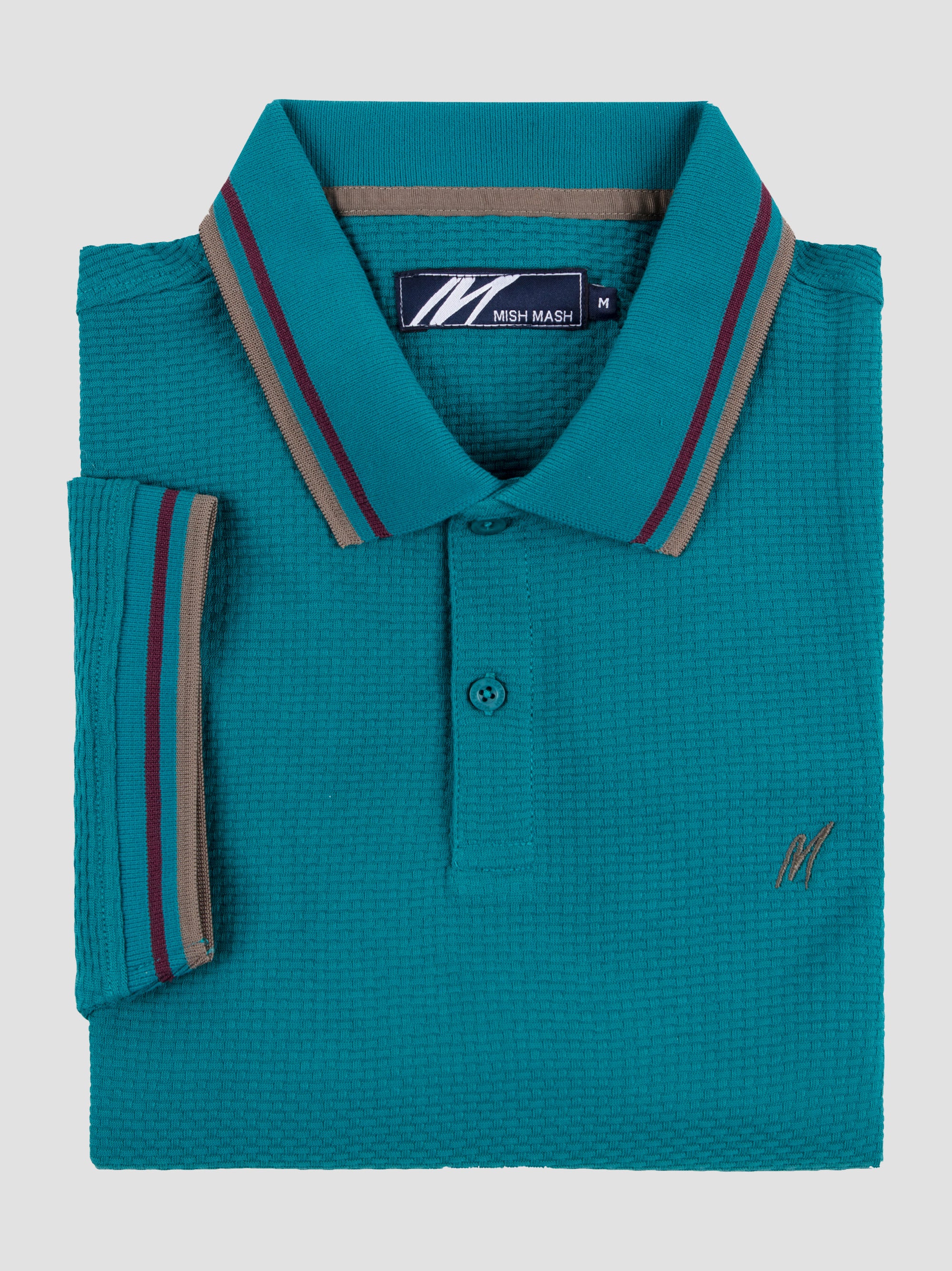 Regular Fit Stockholm Teal Polo