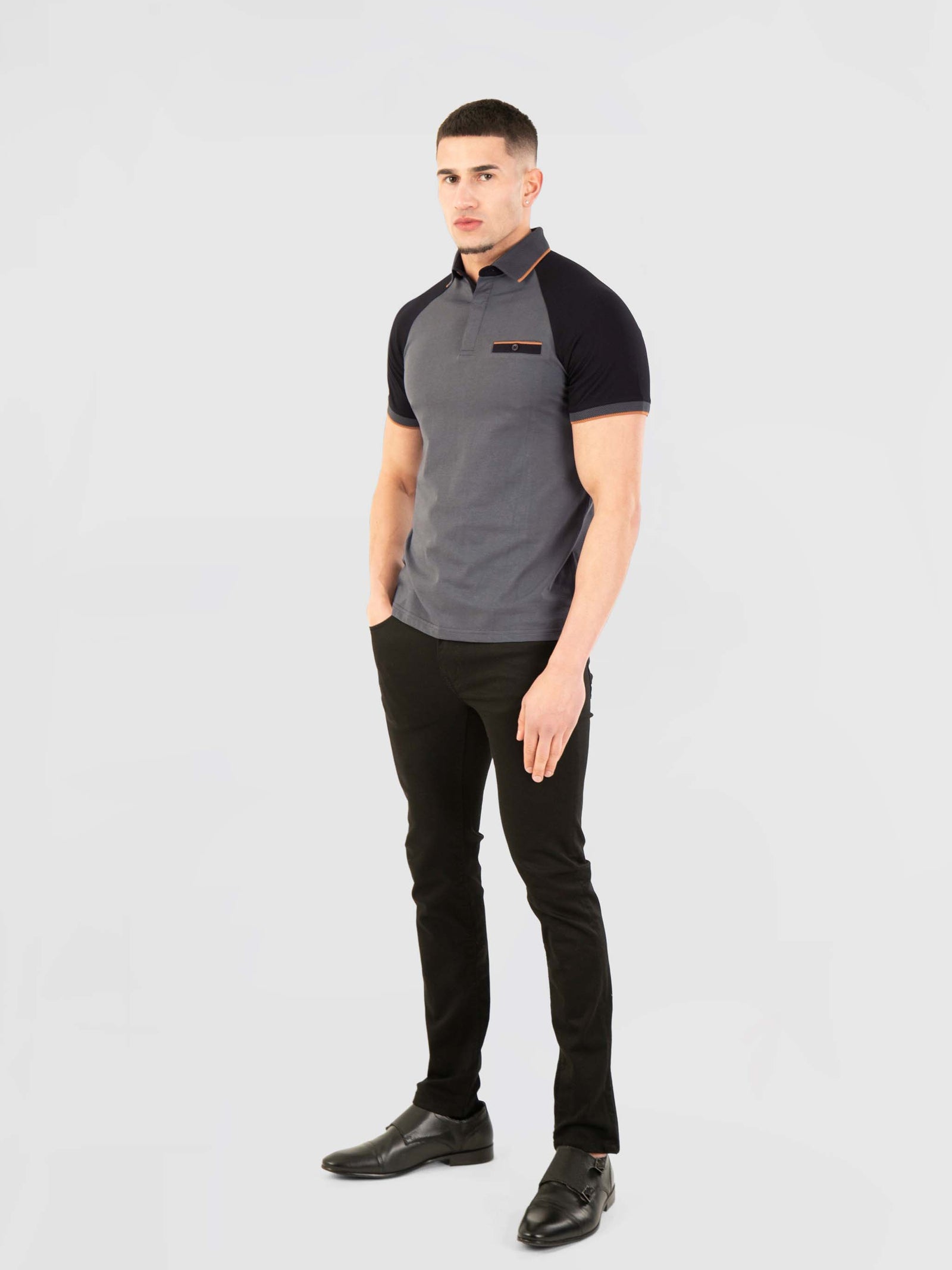cannes-charcoal-colour-block-jersey-mens-raglan-short-sleeve-polo-shirt-mish-mash