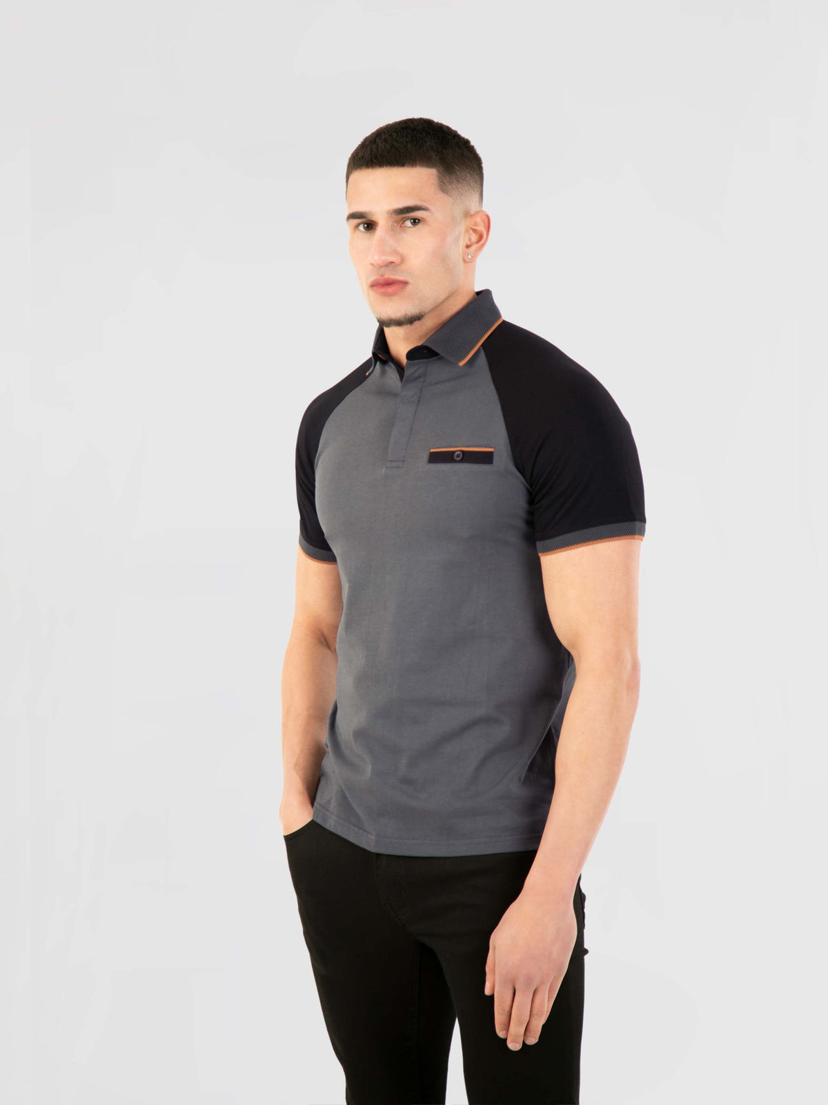 cannes-charcoal-colour-block-jersey-mens-raglan-short-sleeve-polo-shirt-mish-mash