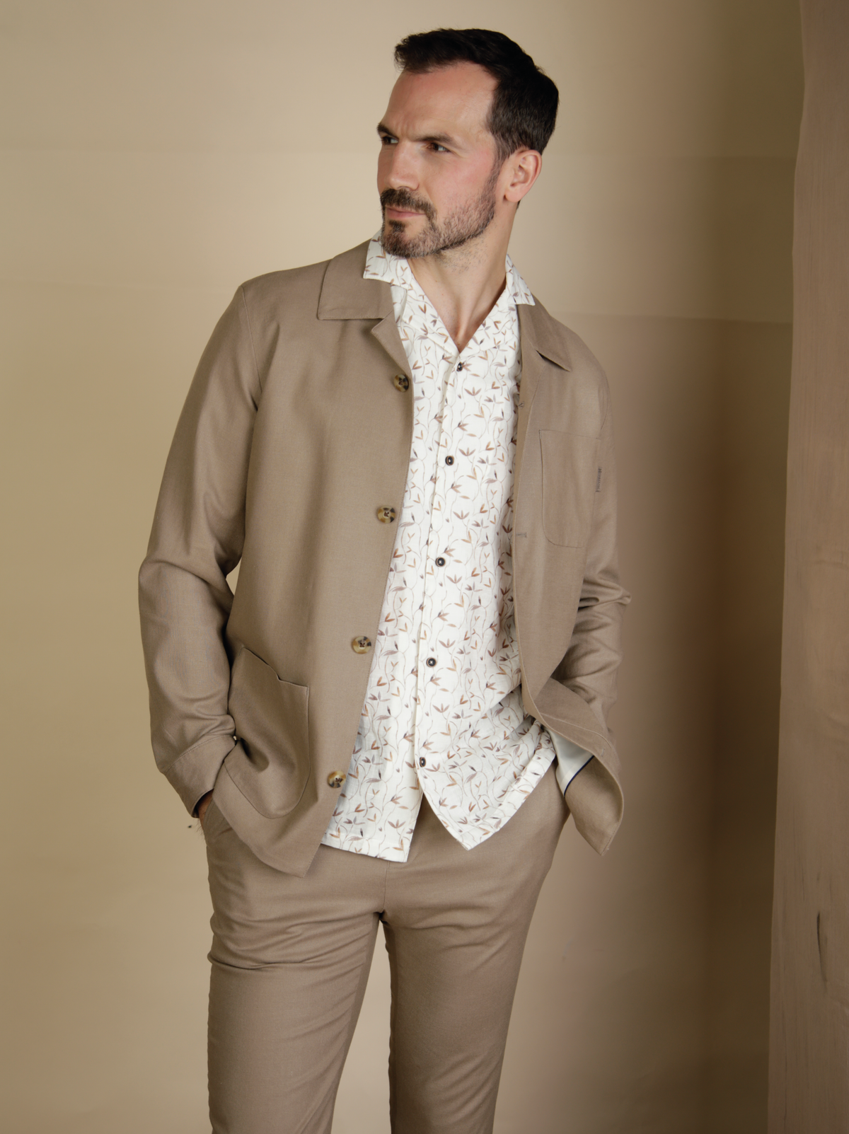 Straight Fit Baltoro Nutmeg Trouser