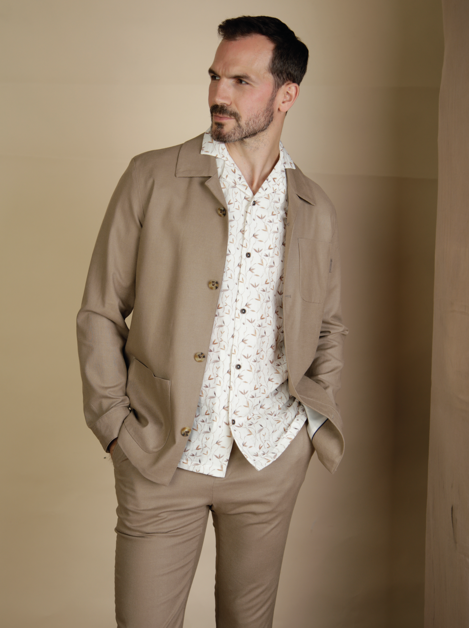 Straight Fit Baltoro Nutmeg Trouser