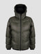 Pandur Khaki Oversized Puffer