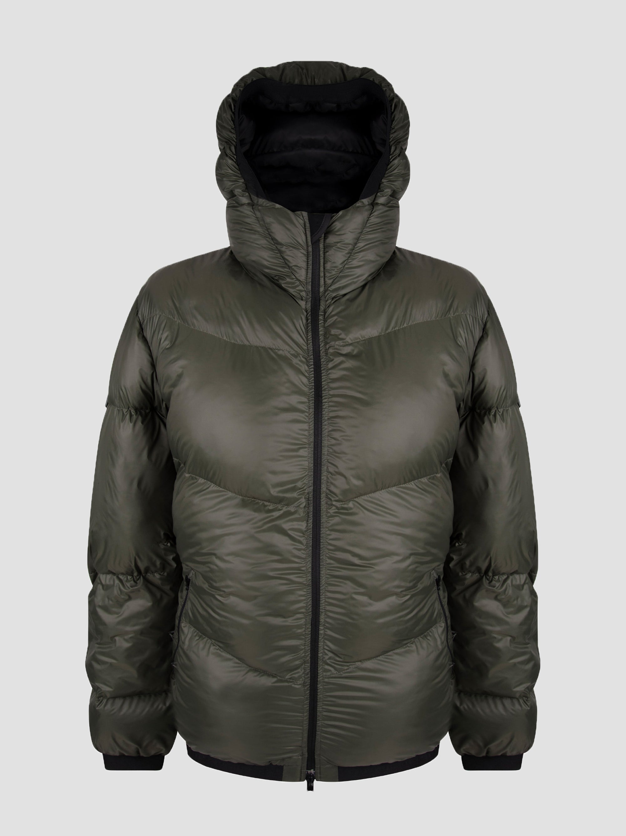 Pandur Khaki Oversized Puffer