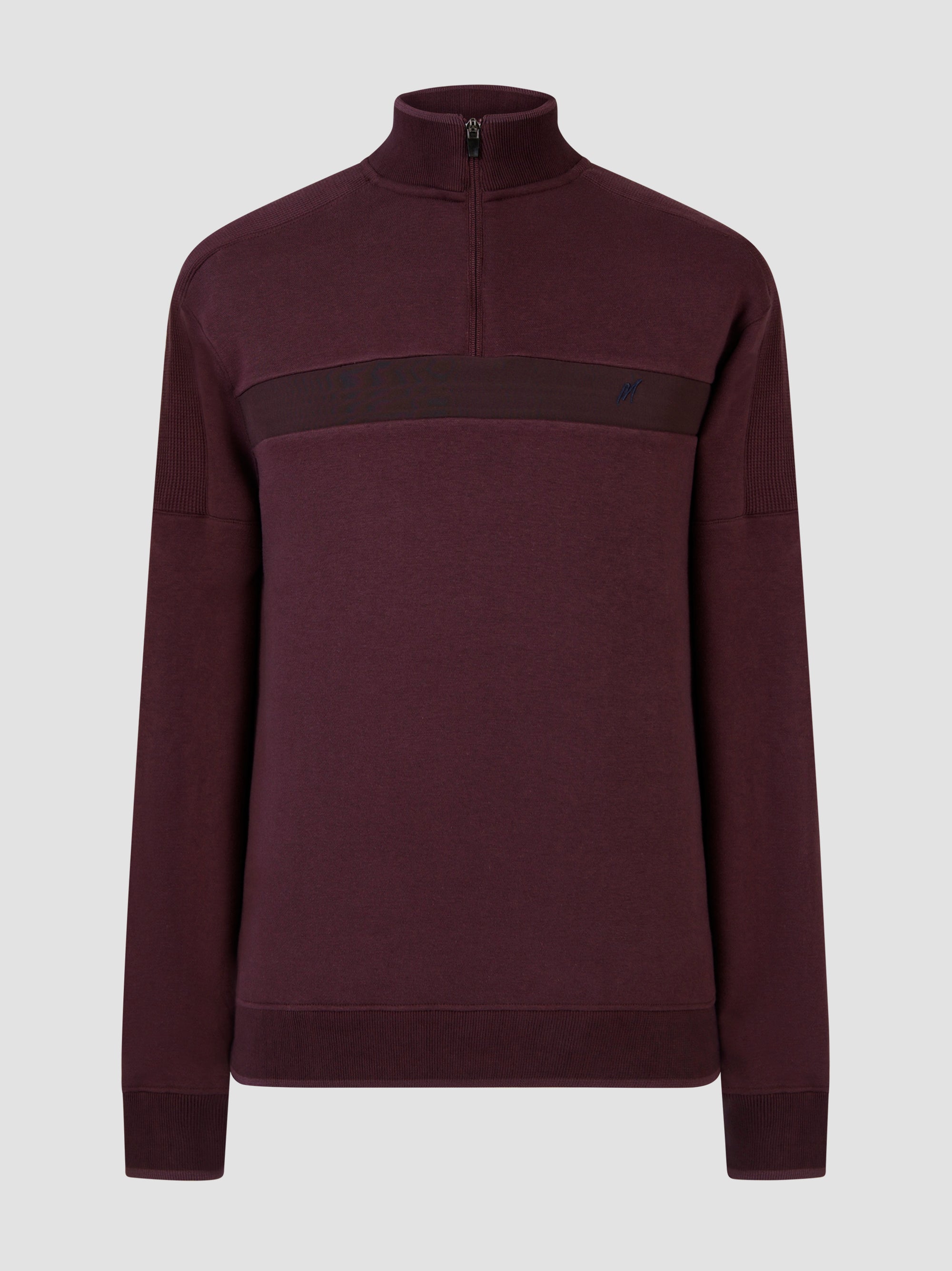 Kinglake Wine 3/4 zip Sweat