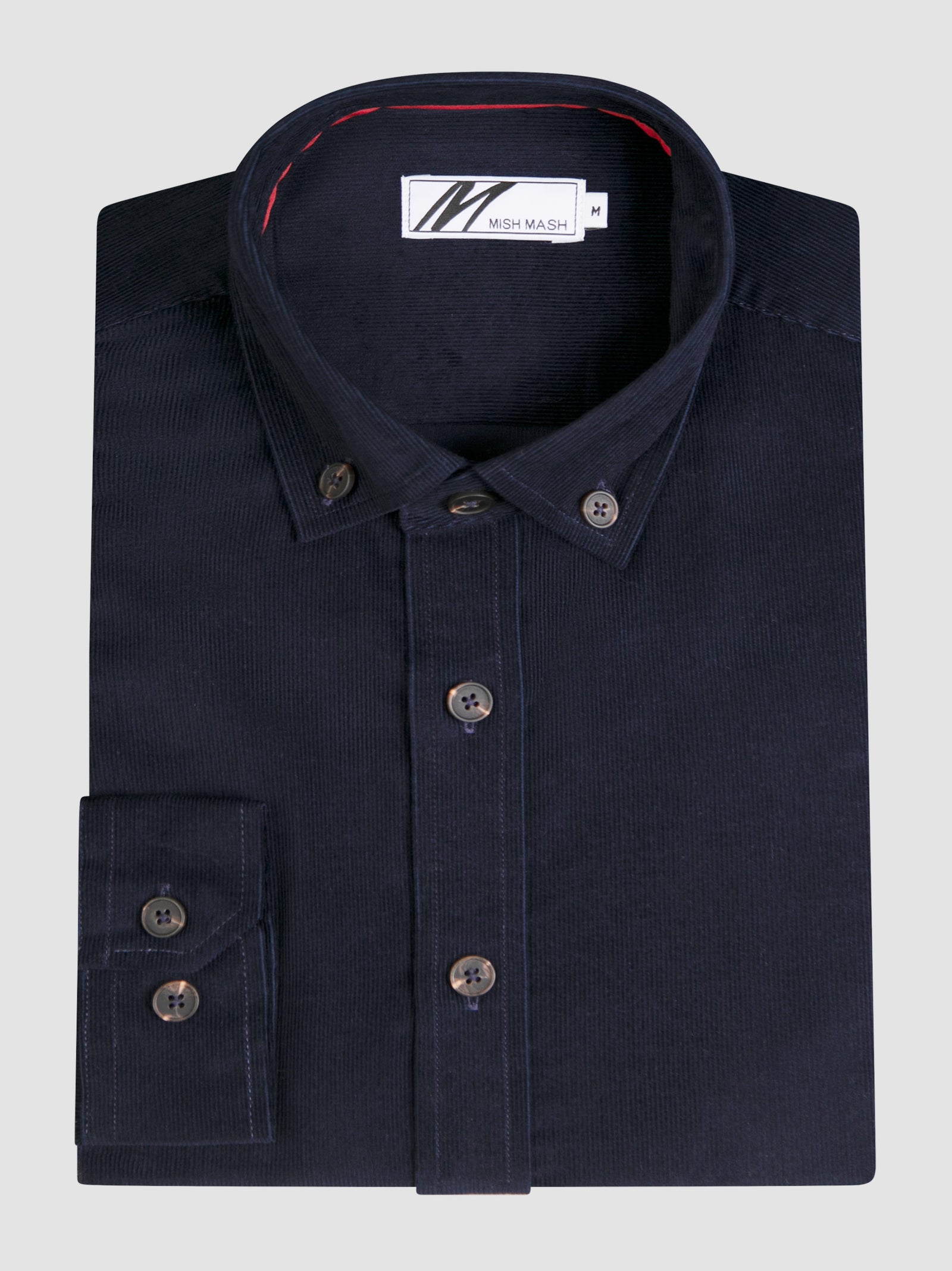 Long sleeve navy cord shirt 