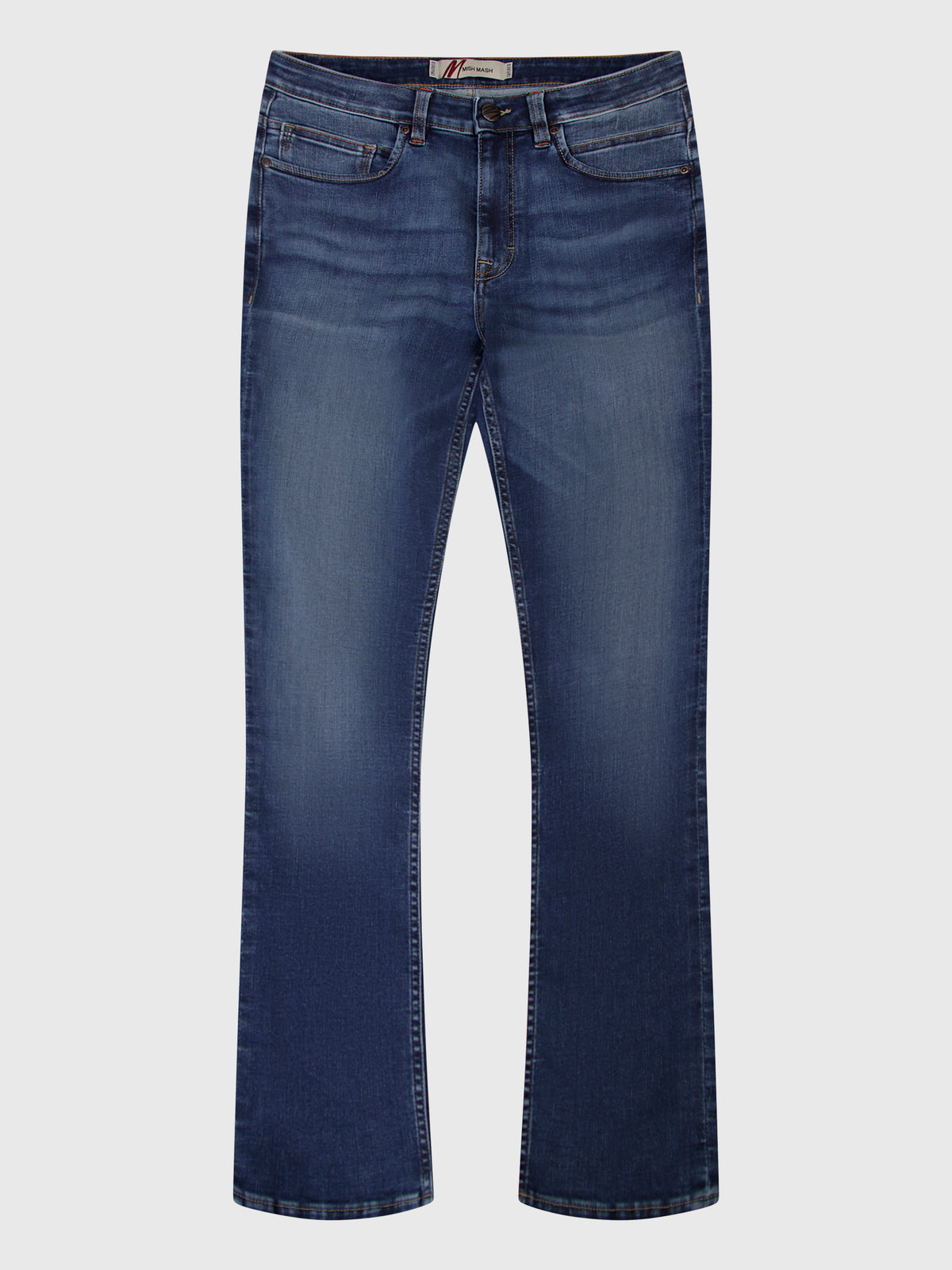 Bootcut (Flare) Fit High Stretch Ajanta Blue Denim Jean