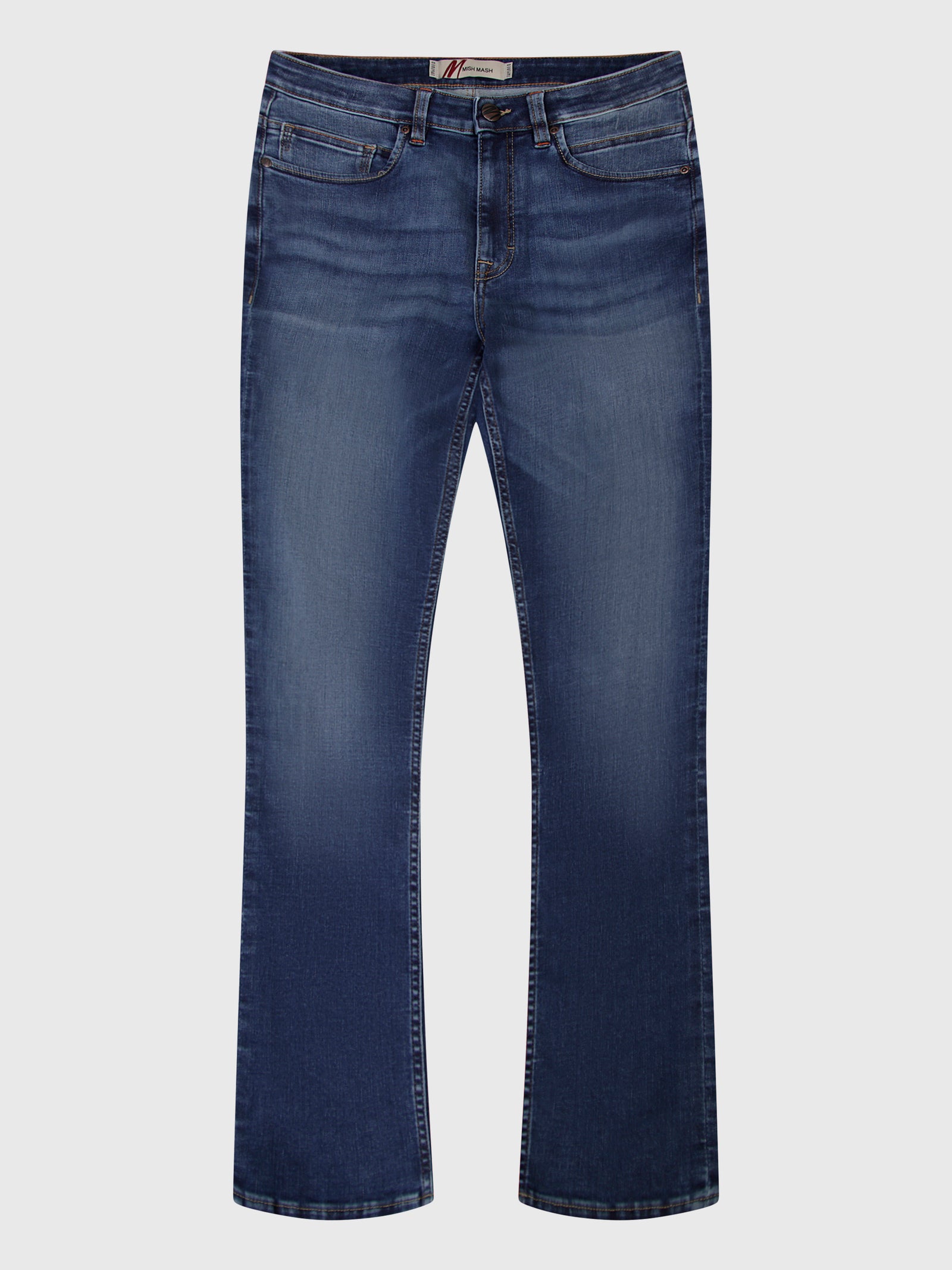 Bootcut (Flare) Fit High Stretch Ajanta Blue Denim Jean