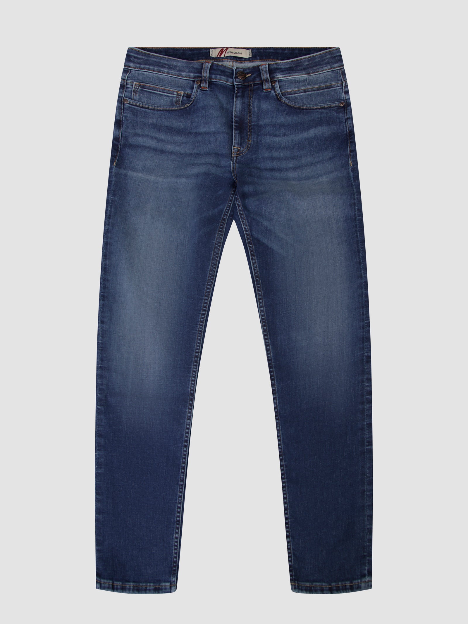 Tapered Fit High Stretch Ajanta Blue Denim Jean