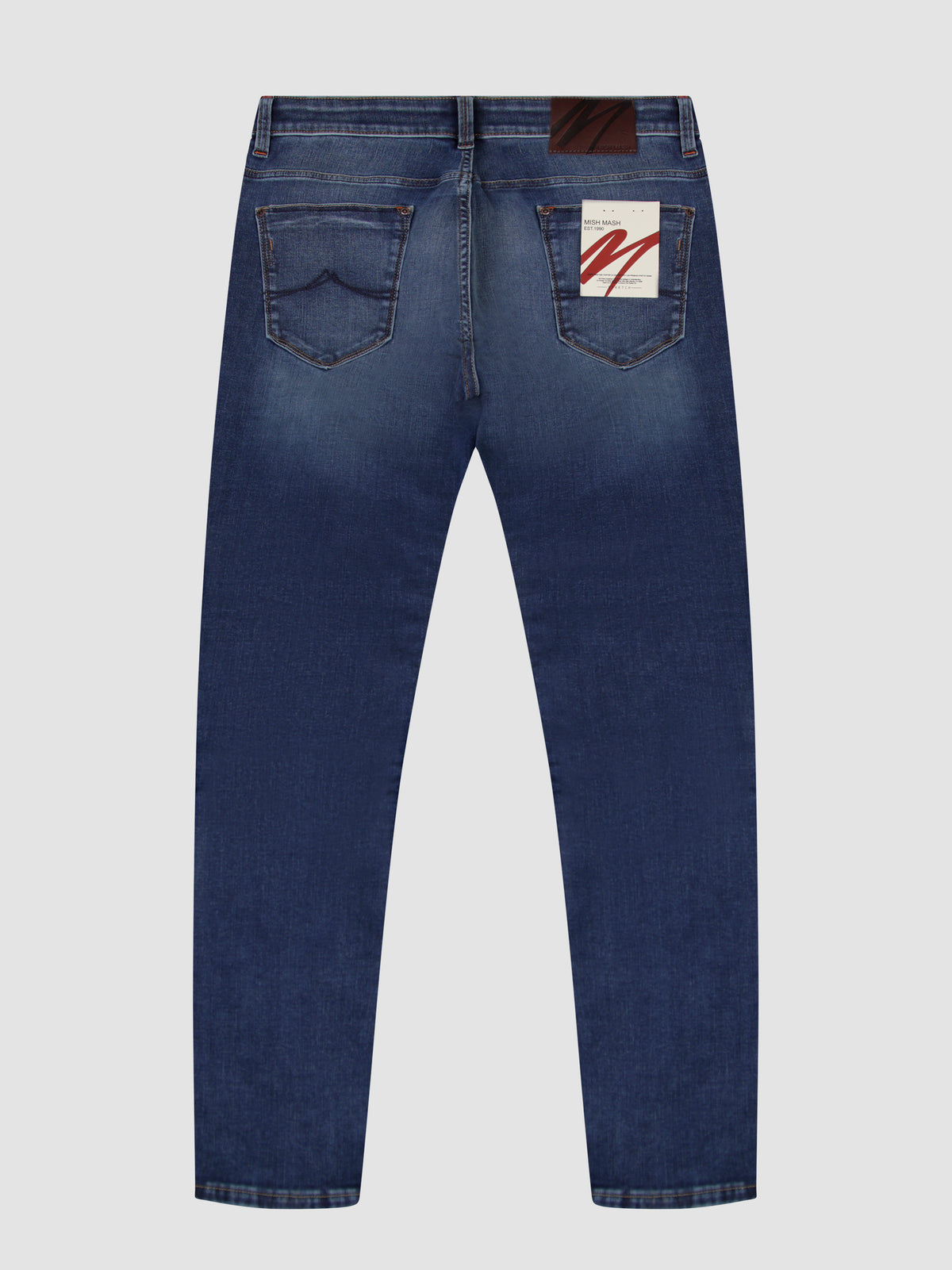 Tapered Fit High Stretch Ajanta Blue Denim Jean