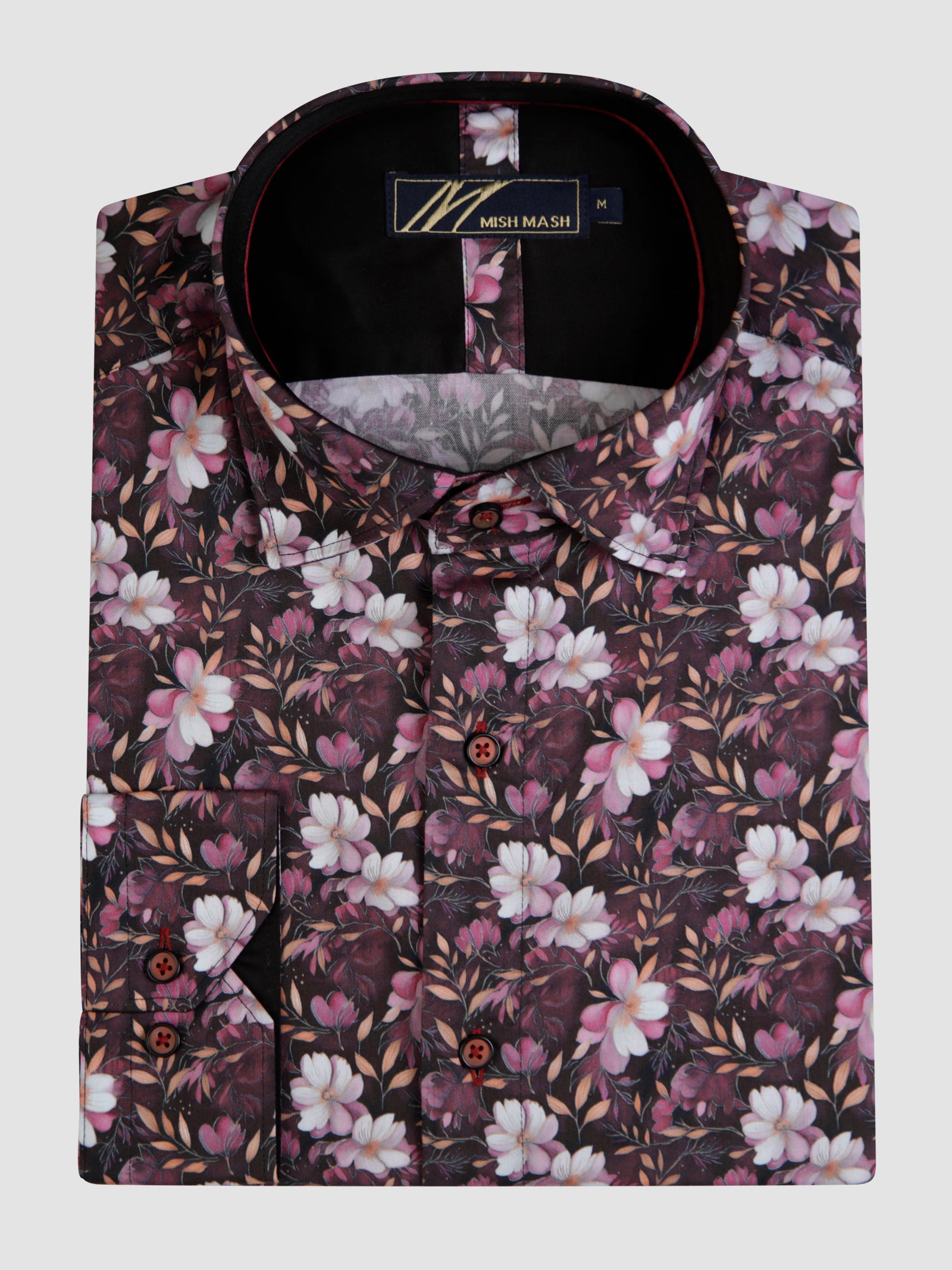 Alloy wine floral shirt