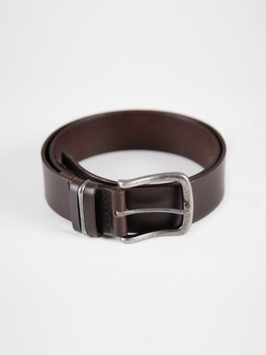 Leather Bextor Dark Brown Jean Belt