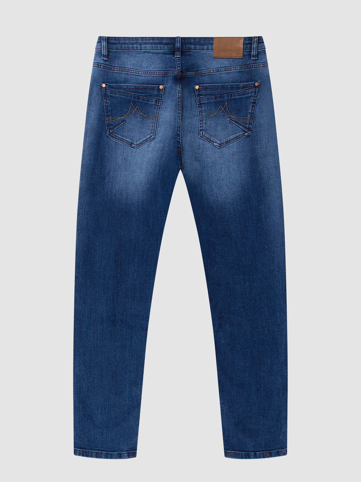 Tapered Fit Mid Stretch Bolivia Mid Denim Jeans
