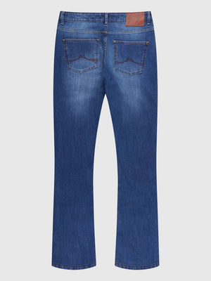 Bootcut (Flare) Fit Mid Stretch Bradley Mid Denim Jeans