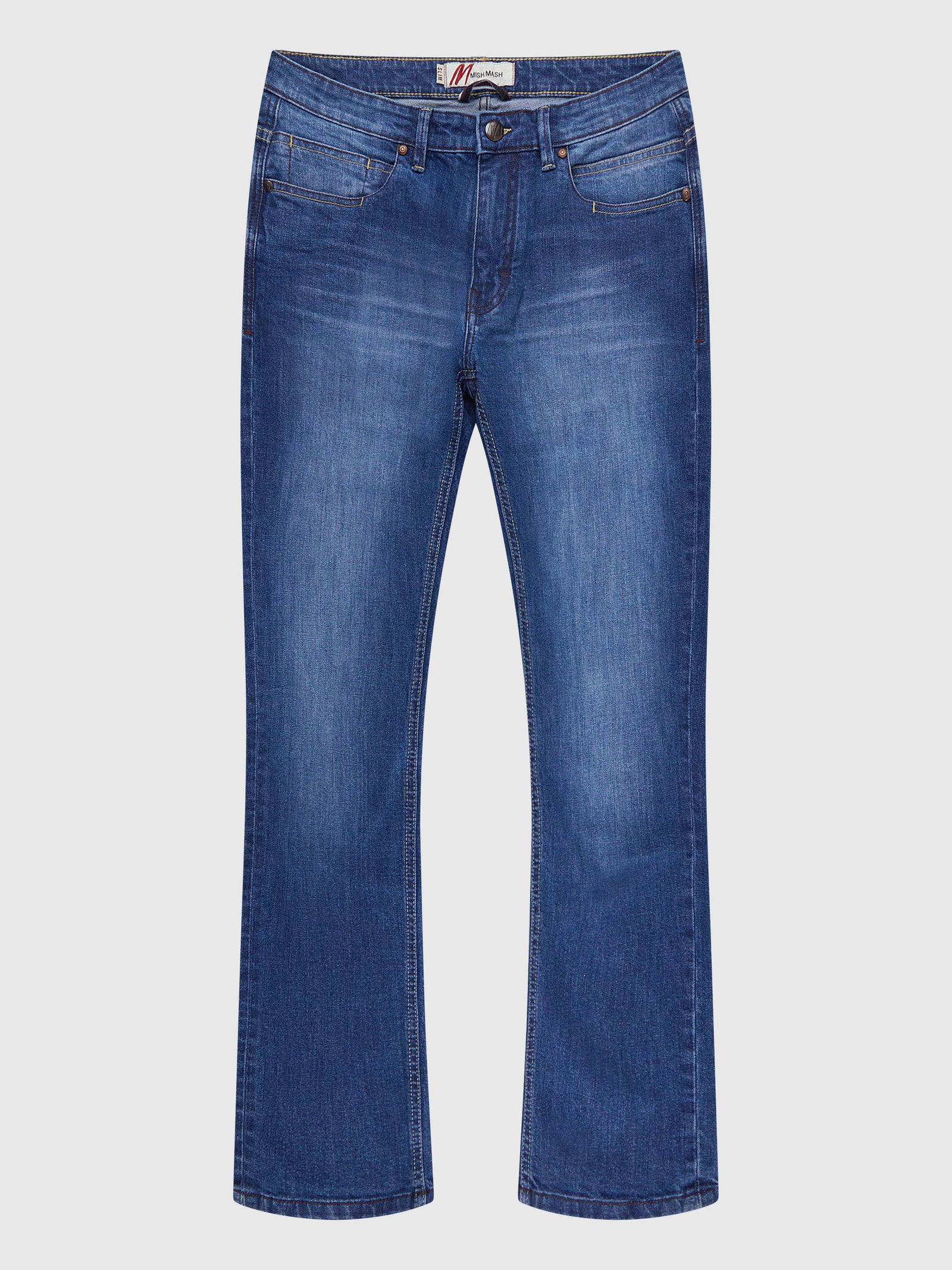 Bootcut (Flare) Fit Mid Stretch Bradley Mid Denim Jeans