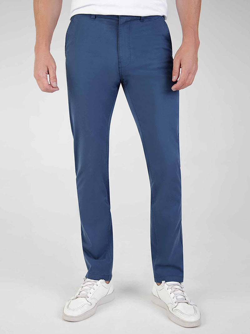Tapered Fit Mid Stretch Casual Cotton Bromley Airforce Chino Trouser