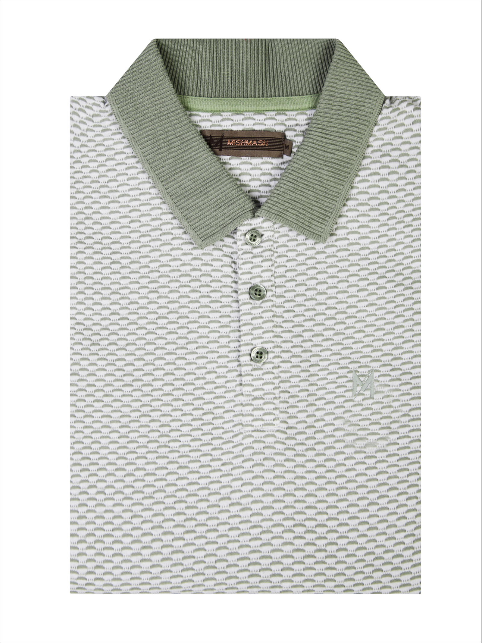 Capri off Wht & Sage Polo