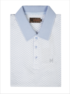 Capri off Wht & Sky Polo