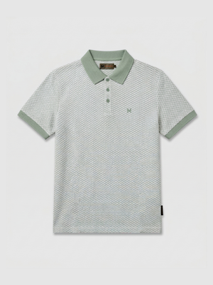 Capri off Wht & Sage Polo