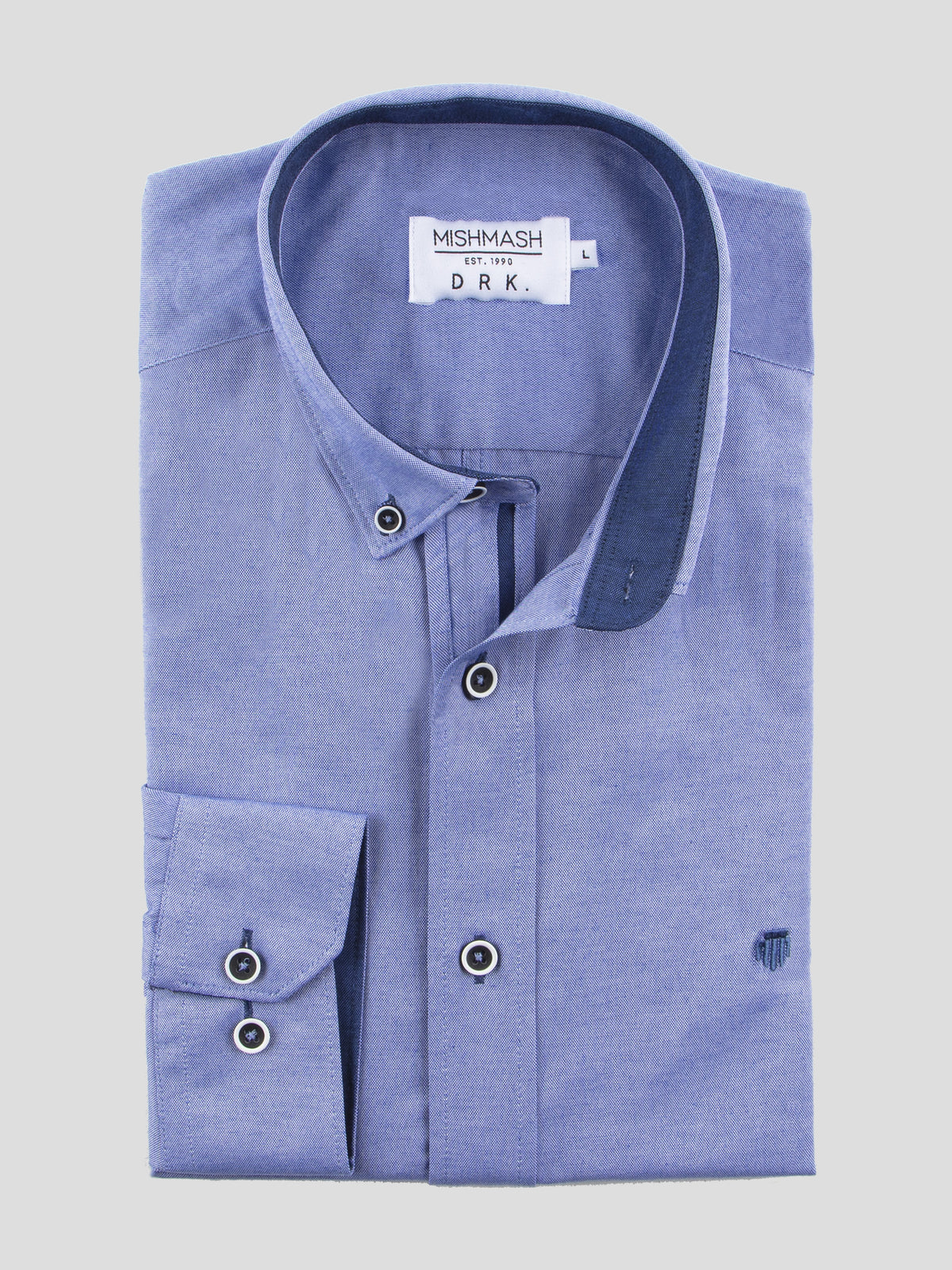 Regular Fit Summit Chambray Oxford Long Sleeve Shirt