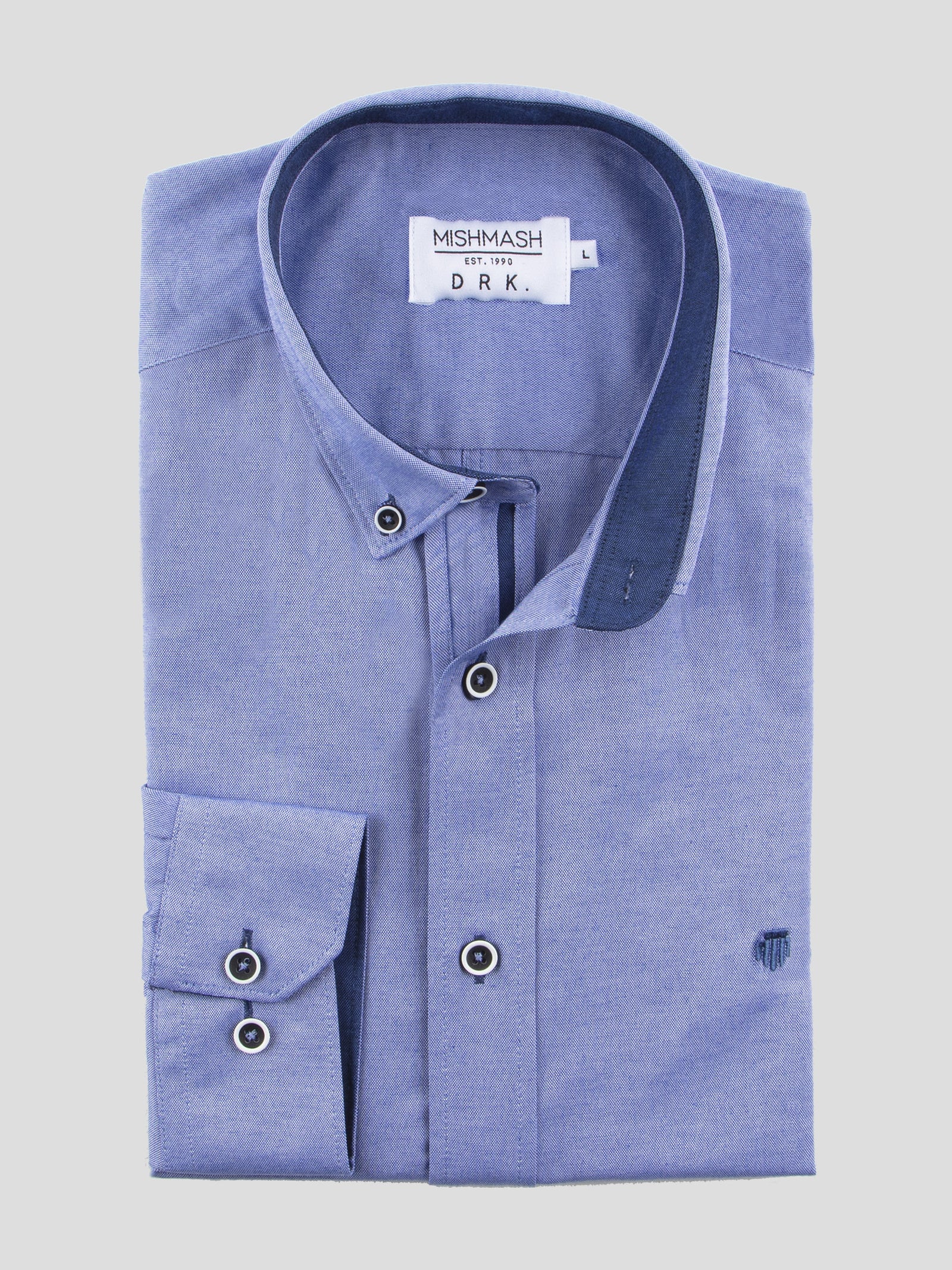 Regular Fit Summit Chambray Oxford Long Sleeve Shirt
