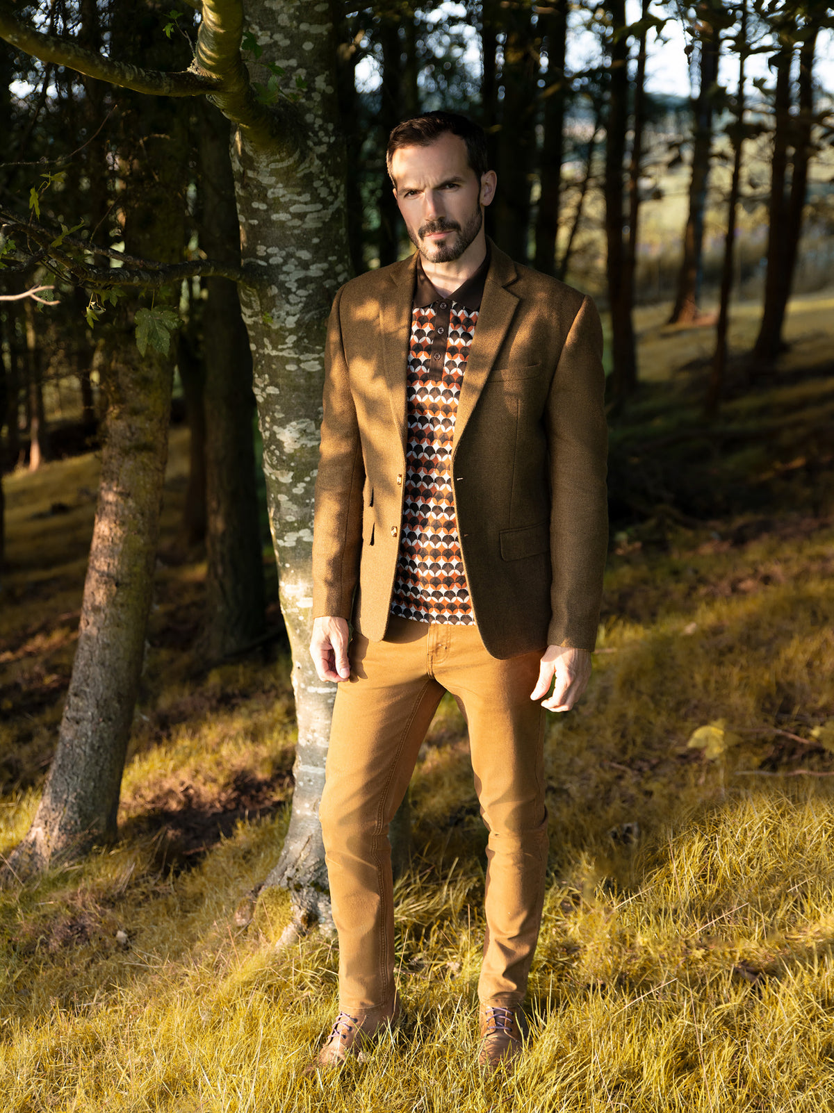 Regular Fit Digby Oak Tailored Single Breasted Blazer
