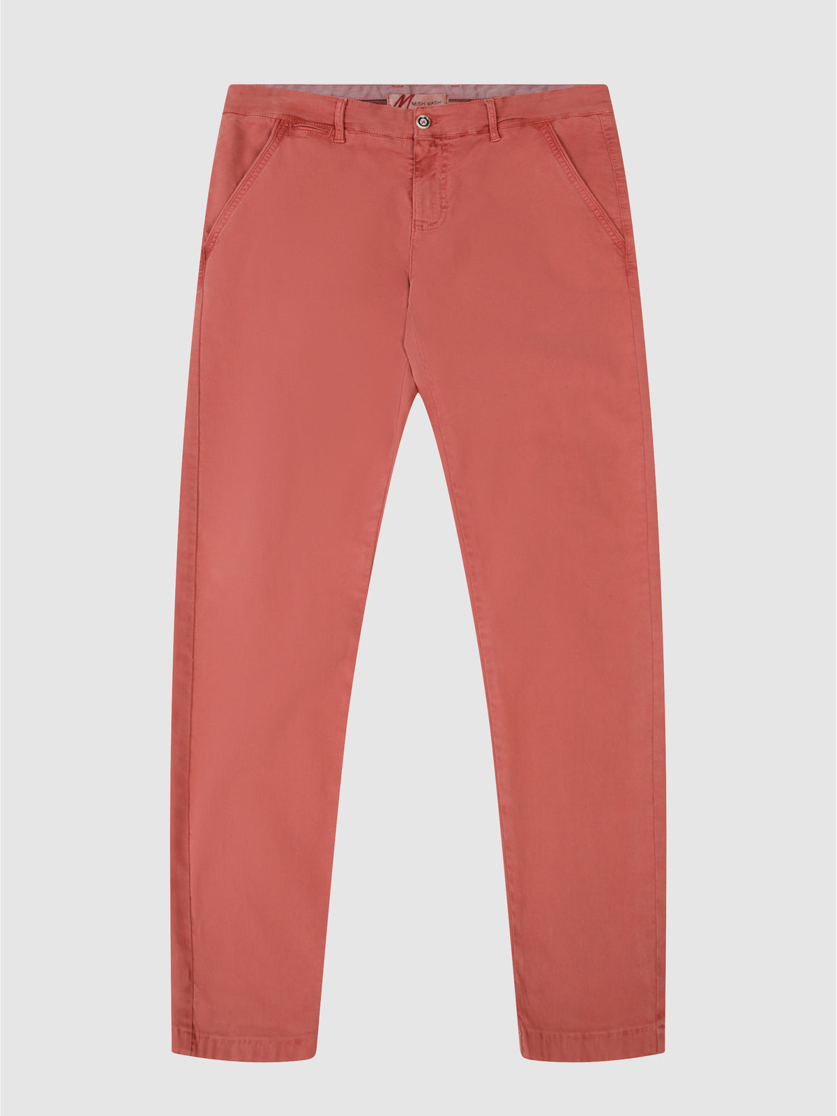 Tapered Fit Damage DK Washed Red Pant